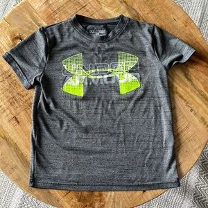 Under Armour youth small gray and yellow